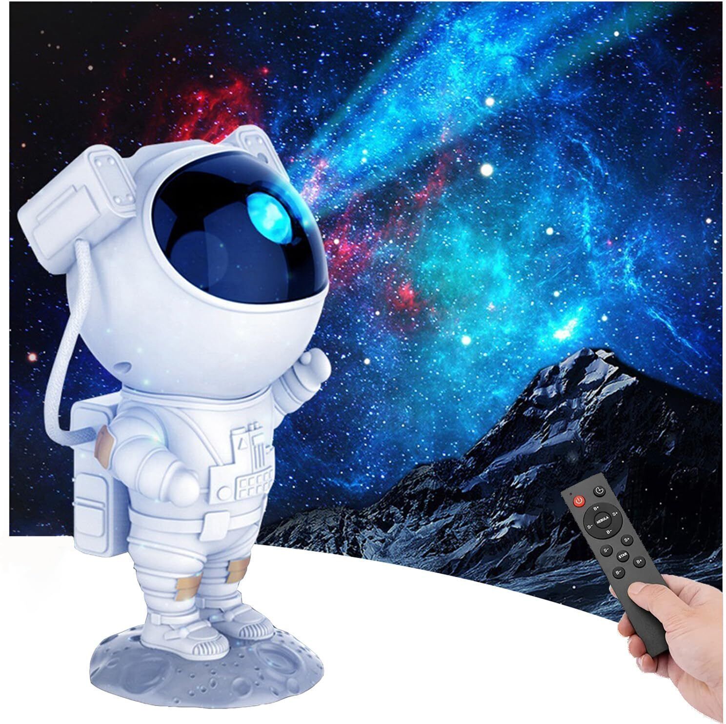 dheer Astronaut Star Projector, Galaxy Projector with Timer and Remote Night Lamp-picture-8