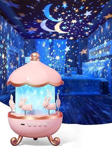 Bunny's Carousel night projector Night Lamp-image-43