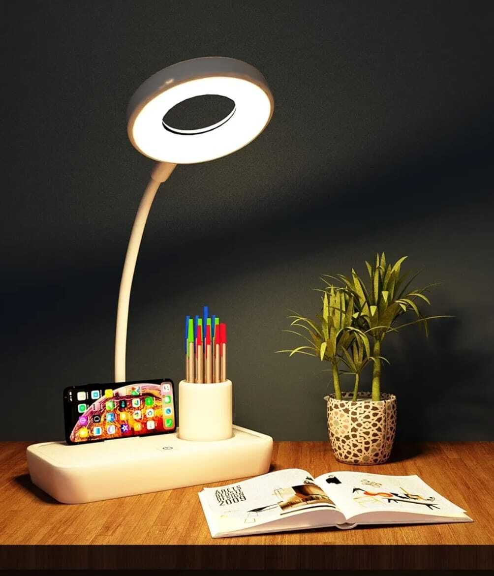 \\'Smart Study Table Lamp with in built Pen Stand | Adjustable LED Light Study Lamp-image-3