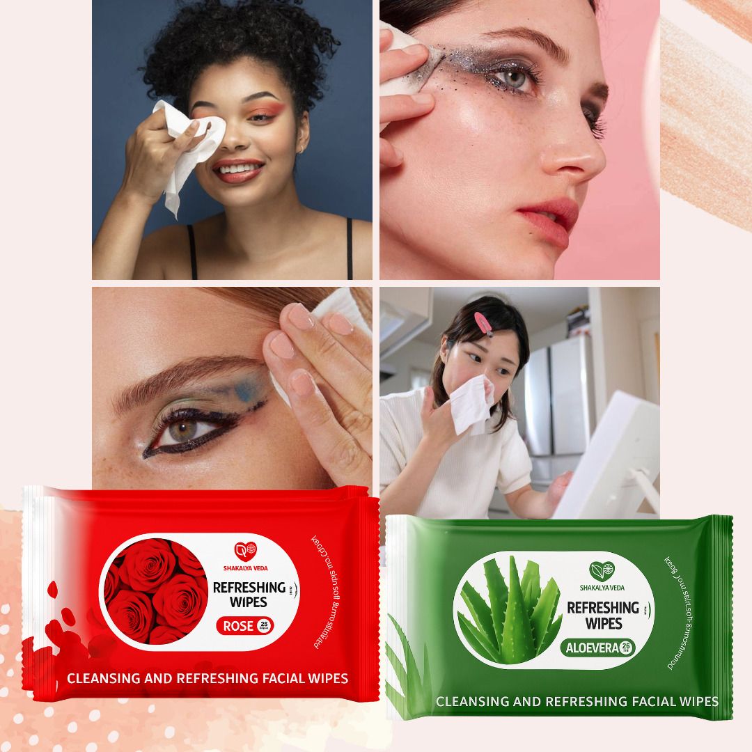 shakalyaveda Rose Aloe Refreshing Wipes – Pack of 2-picture-31