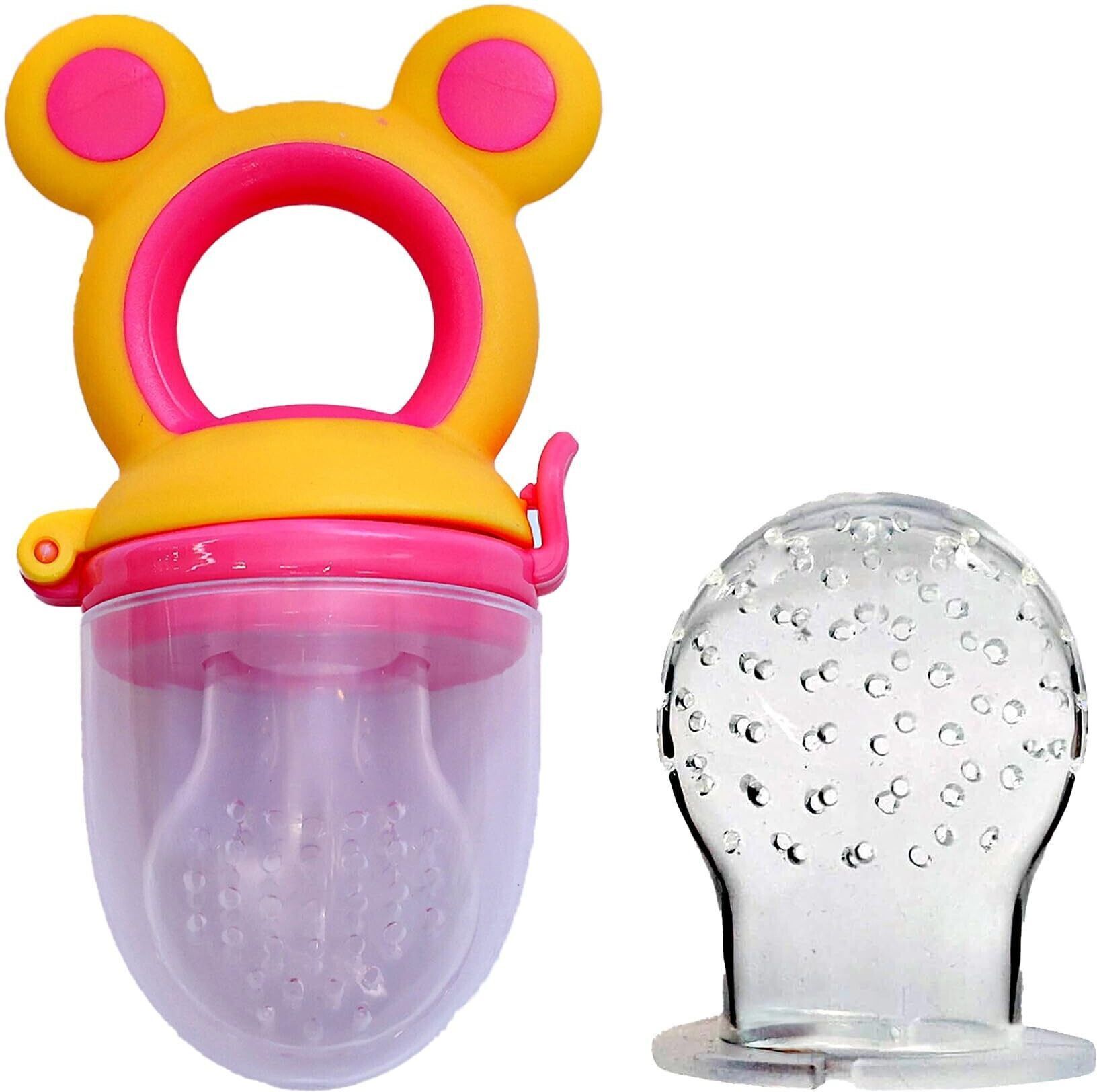 Mickymouse Fruit Feeder with Silicone Nipple, Ideal for Newborn Babies & Infants Feeder-image-43