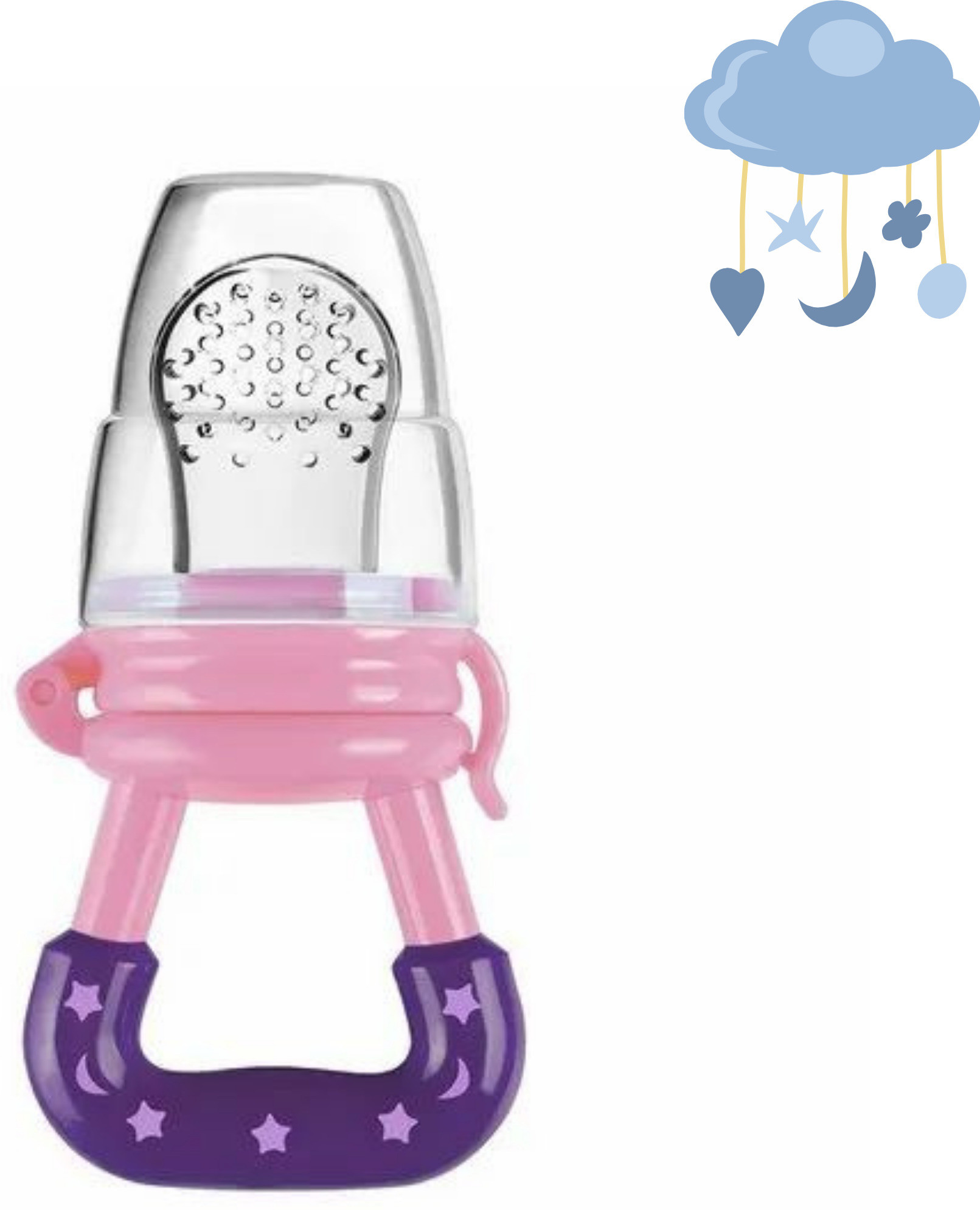 aapni dukan SST Sales Baby Food And Fruit Nibbler & Pacifier Teether BPA Free Nibbler BD92 Feeder image 1