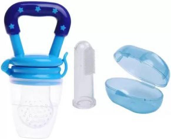 ss enterprises Baby Fruit Feeder Teether and Feeder (Blue, clear) Soother-picture-28