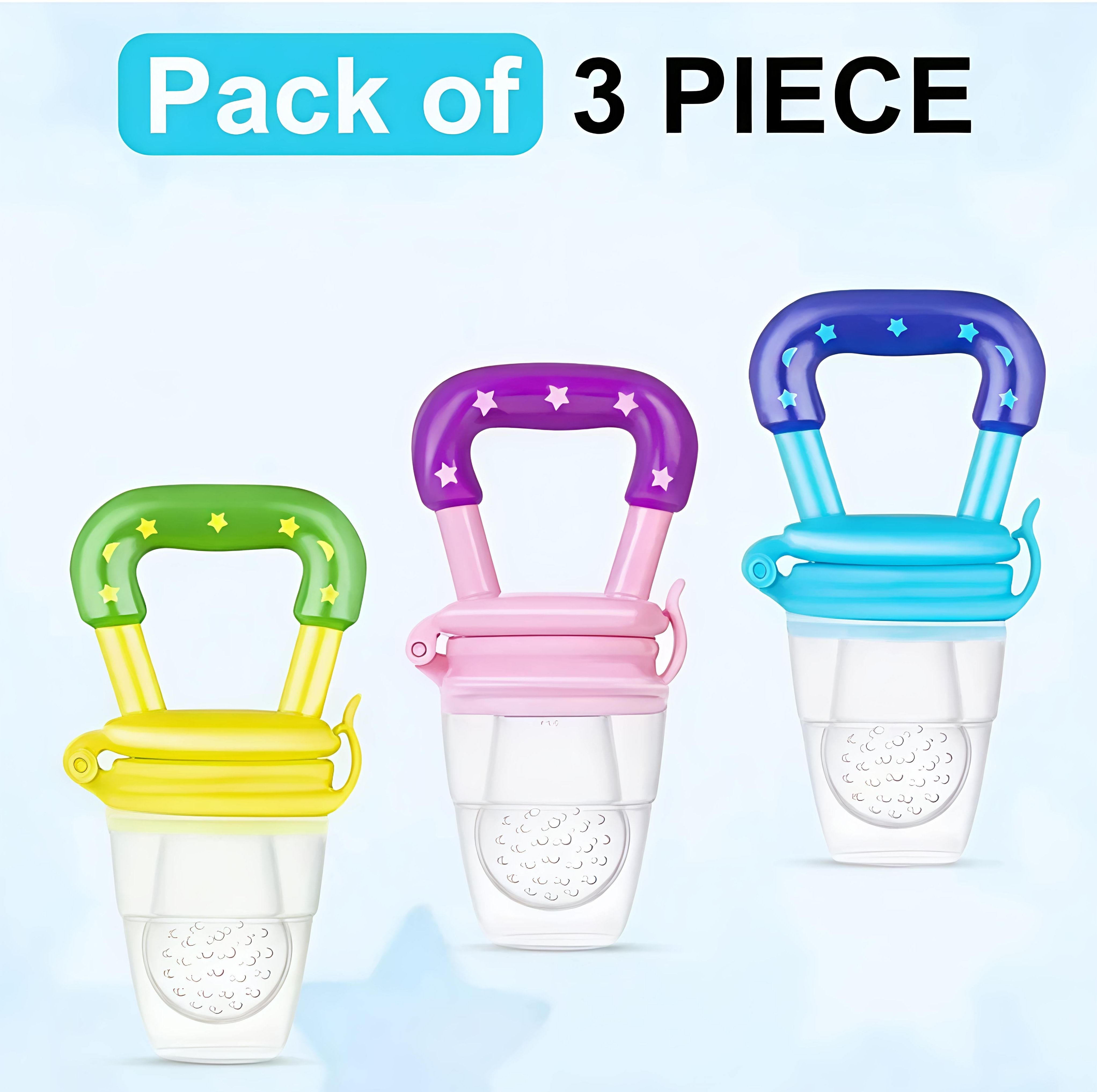 bebsy Baby Silicone Food/Fruit Nibbler with Extra Mesh, Soft Pacifier & feeder Soother-picture-42