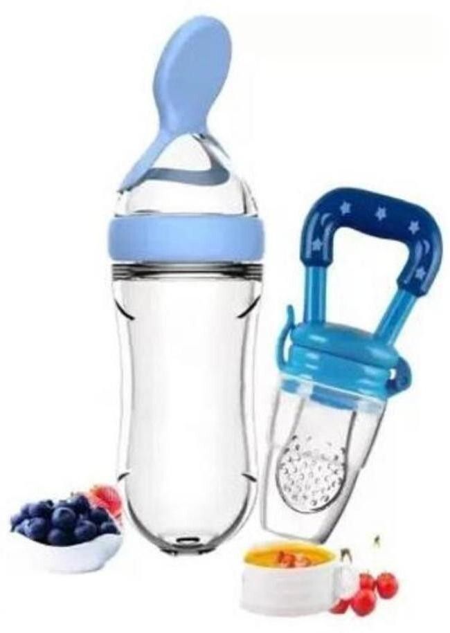 Baby Spoon Feeder n Fruit Feeder Combo Pack Of 2 Feeder