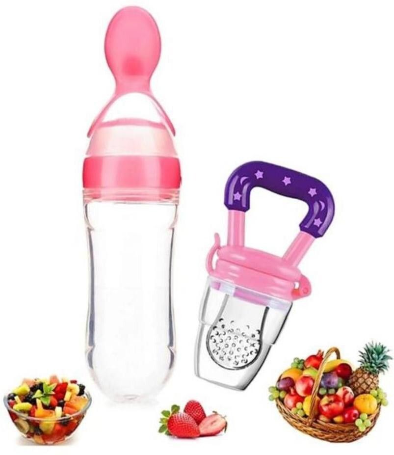Baby Spoon Feeder n Fruit Feeder Pack Of 2 Feeder