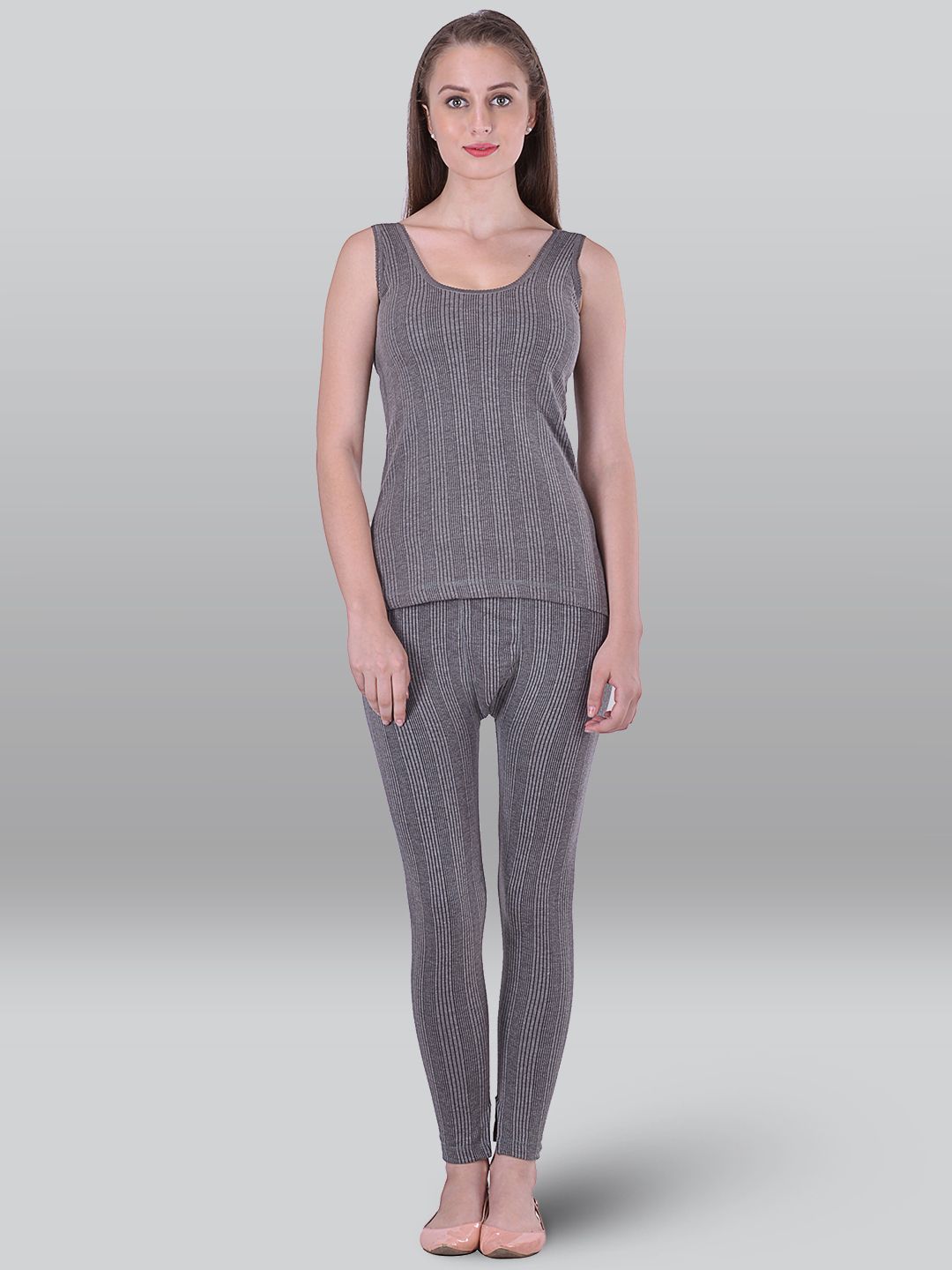 LUX INFERNO Round Neck Slips Top & Trouser Set Women Top - Pyjama Set Thermal