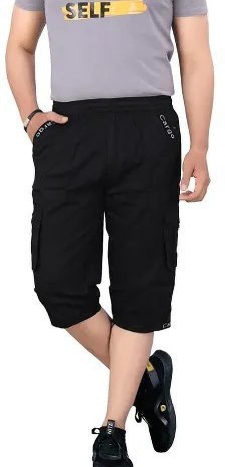 jentionn Solid Men Three Fourths-picture-41