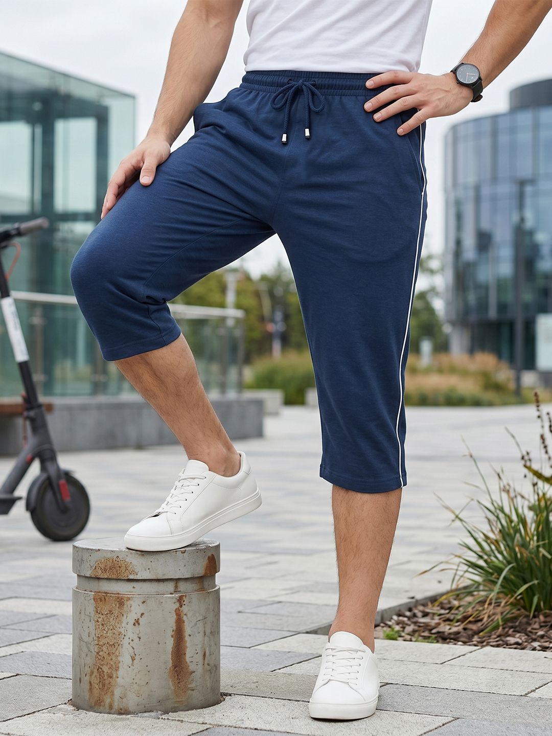 unimax Solid Men Three Fourths-picture-29