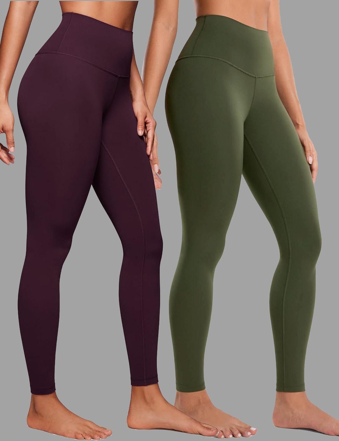 tigersnake Solid Women Maroon, Green Tights-picture-24
