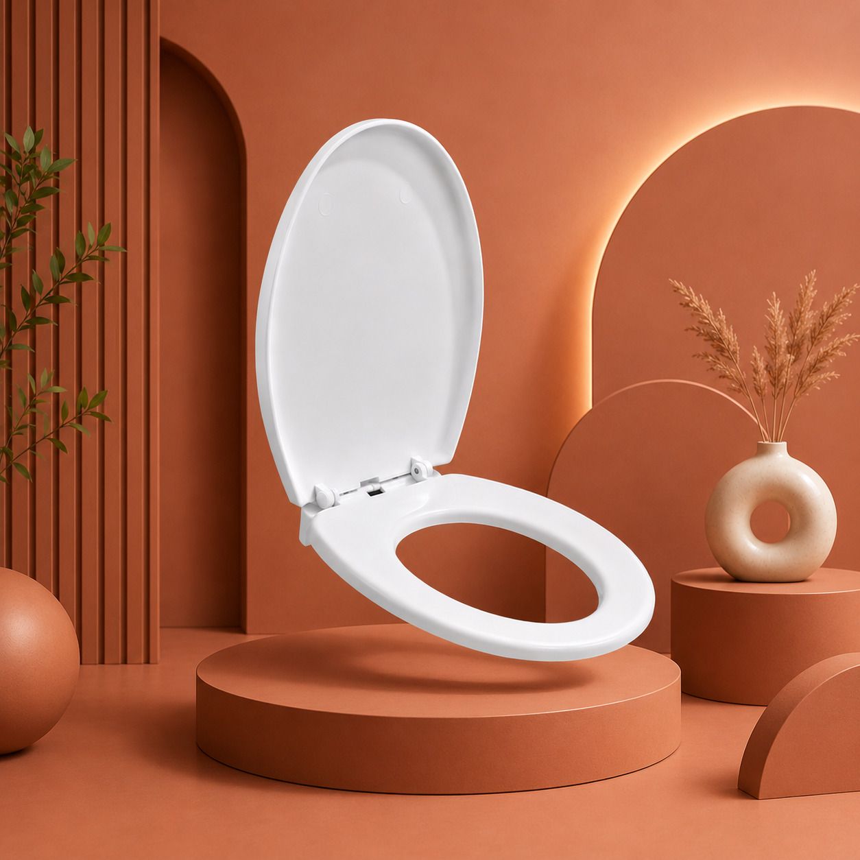 Plastic, Polypropylene Toilet Seat Cover-image-45