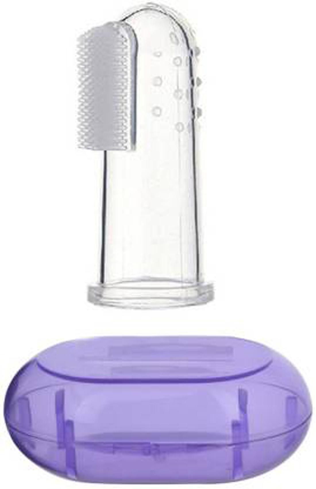 fitup Baby Silicone Finger Toothbrush , Baby Finger Tooth Brush (3 months to 3 years) Ultra Soft Toothbrush-picture-1