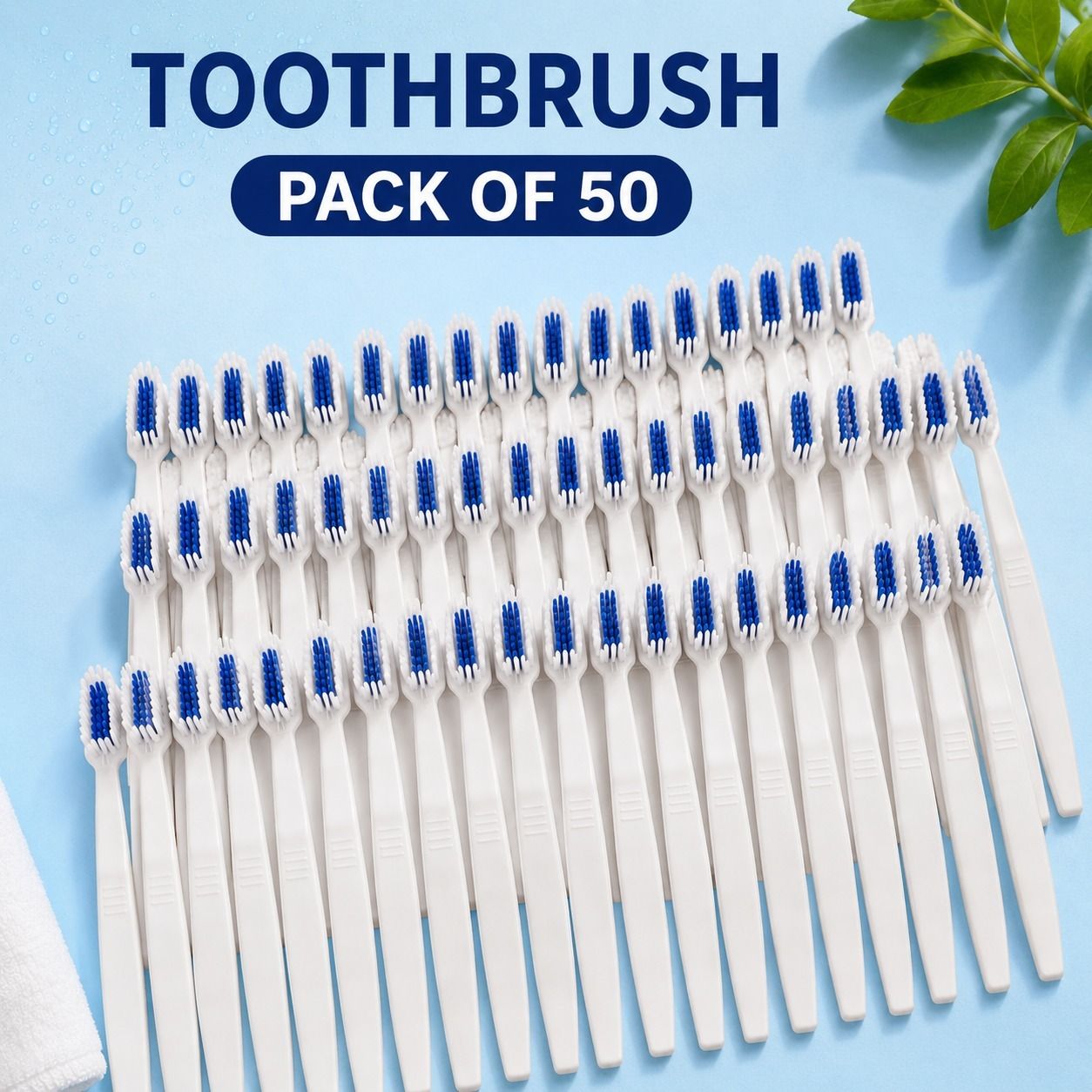 marmoris ecom Disposable Toothbrush for Hotel Guest Rooms | Soft Bristles Travel Dental Care Extra Soft Toothbrush-picture-16