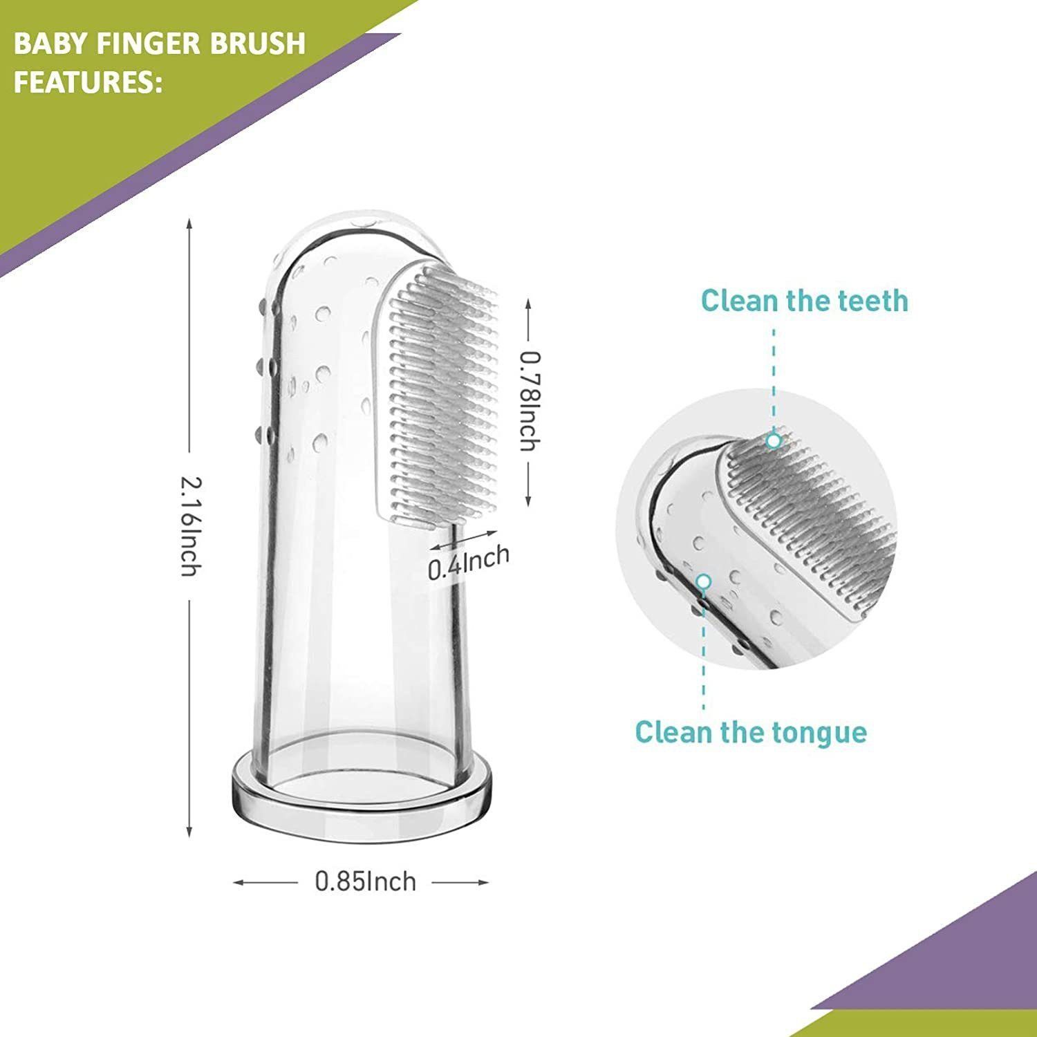 Baby Finger Tooth Brush with Holder Ultra Soft Toothbrush-image-30
