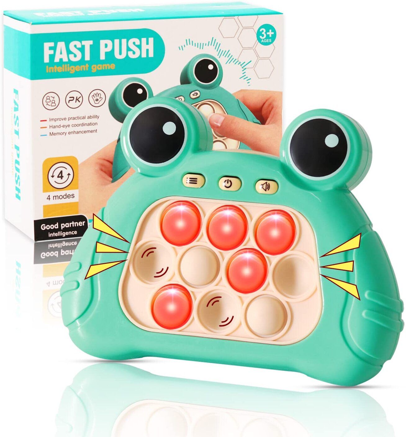 kmc kidoz Fast Push Intelligent Game – Pop Up Musical Toys for Kids, Sound Toys for Kids-picture-23