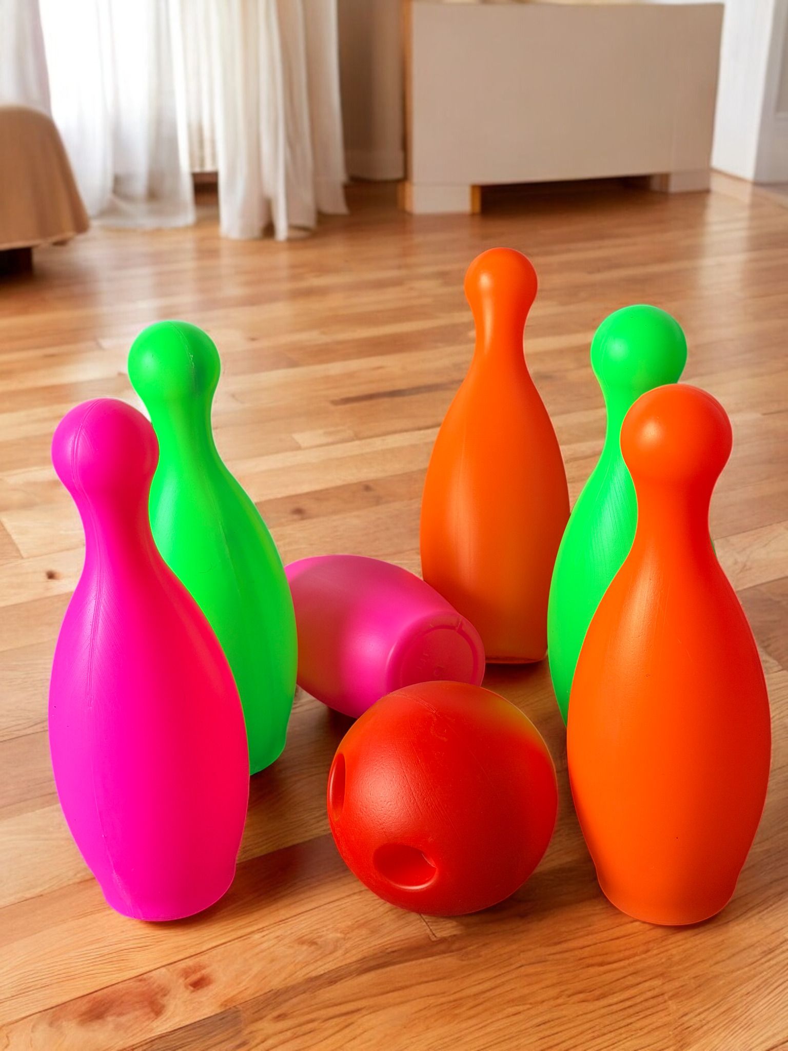 Kids Bowling Set with Ball Fun Family Indoor Game-image-26
