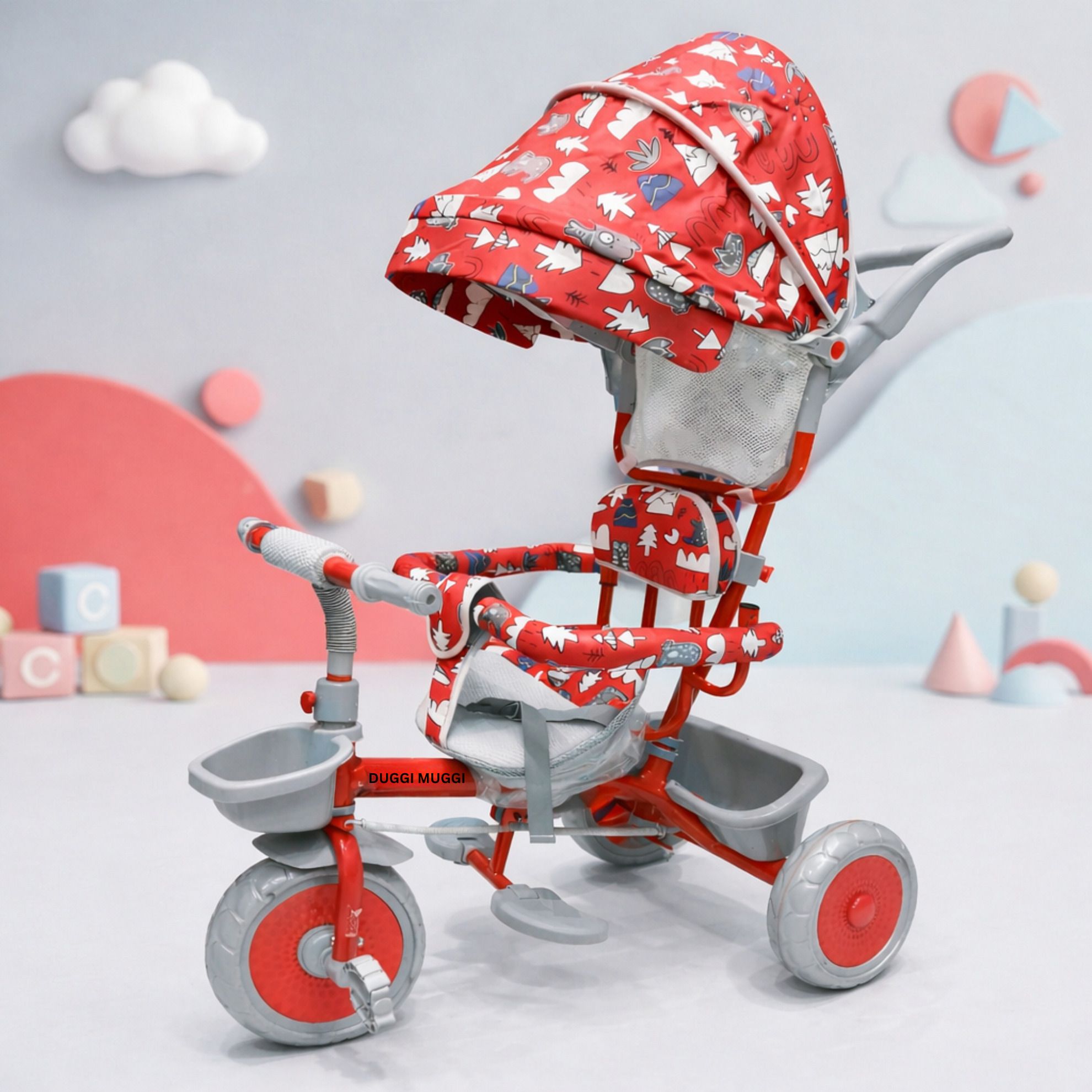 dugri TRICYCLE PREMIUM WITH CANOPY STAROGE BASKET COMFORTABLE SEAT FOR BABY BOYS&BABY GIRLS Tricycle Tricycle-picture-14