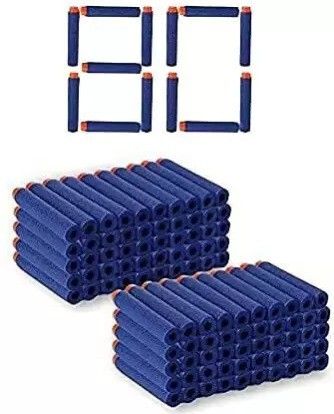 shreenik Plastic Foam Toy Dart for Nerf N-Strike Elite , Blue (80 PCS) Slingshots-picture-25