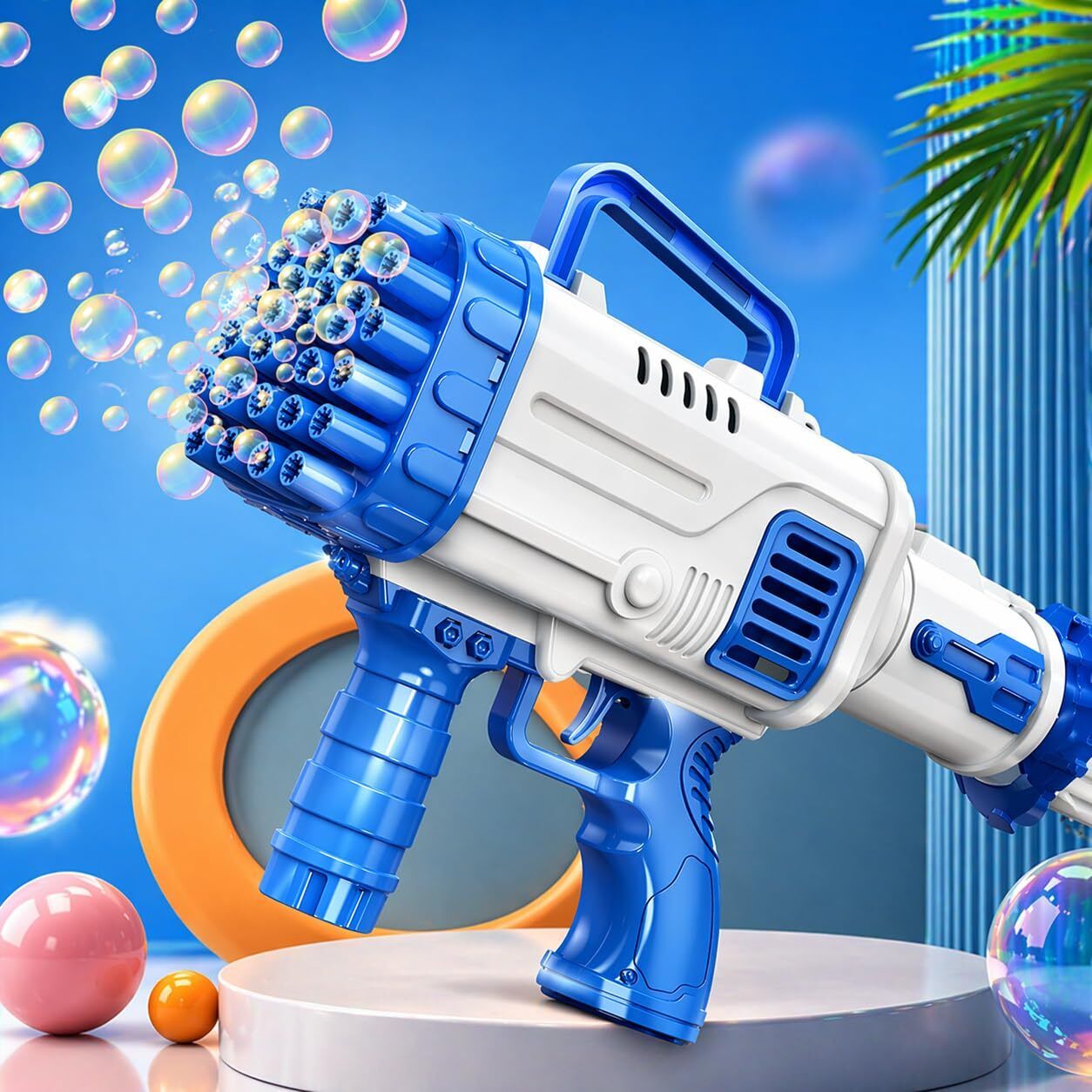 Bubble Gun for Kids Bubble Machine Automatic Space Bubble Blower Water Gun-image-4