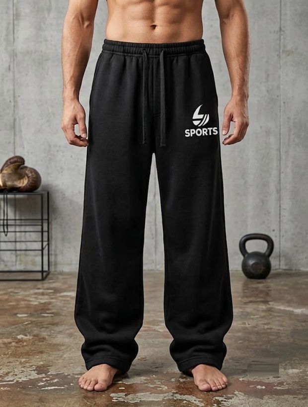 marquiana Men Printed Black Track Pants-picture-10