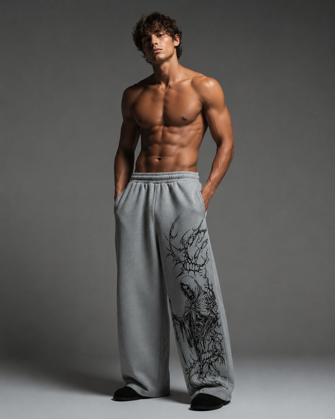 xpecto style Men Printed Grey Track Pants-picture-12