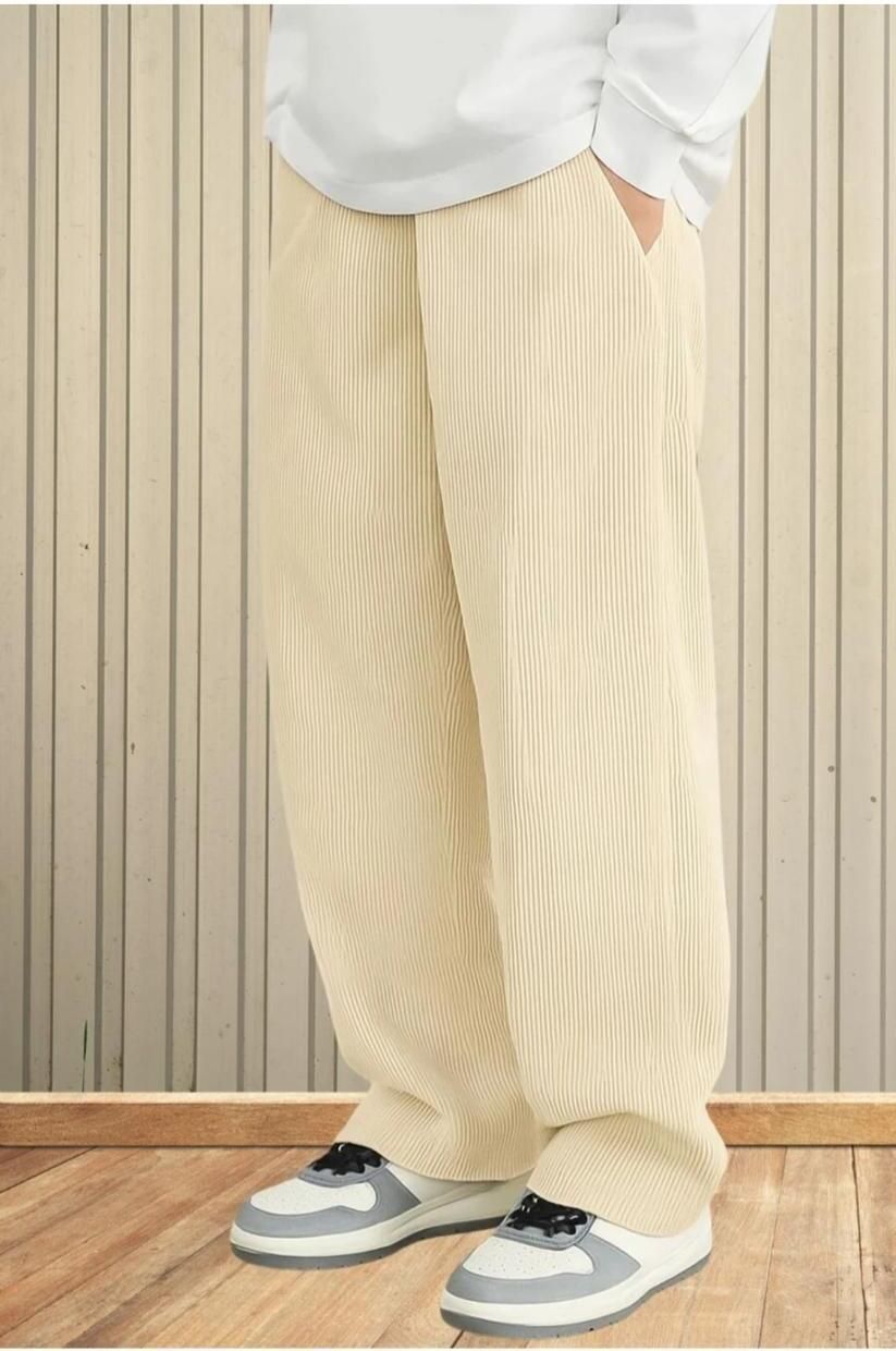 bidatsh trend Men Self Design Beige Track Pants-picture-16