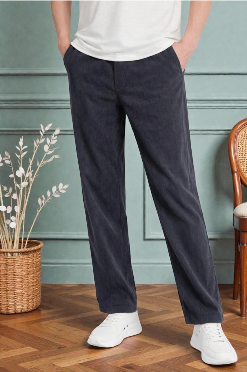 bidatsh trend Men Solid Grey Track Pants-picture-19