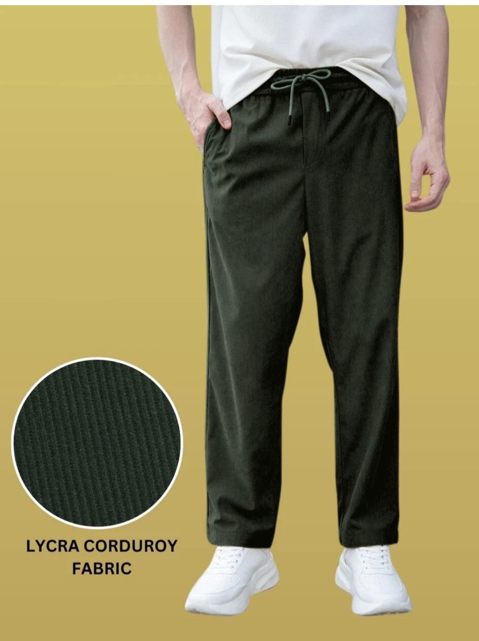 bidatsh trend Men Self Design Green Track Pants-picture-28