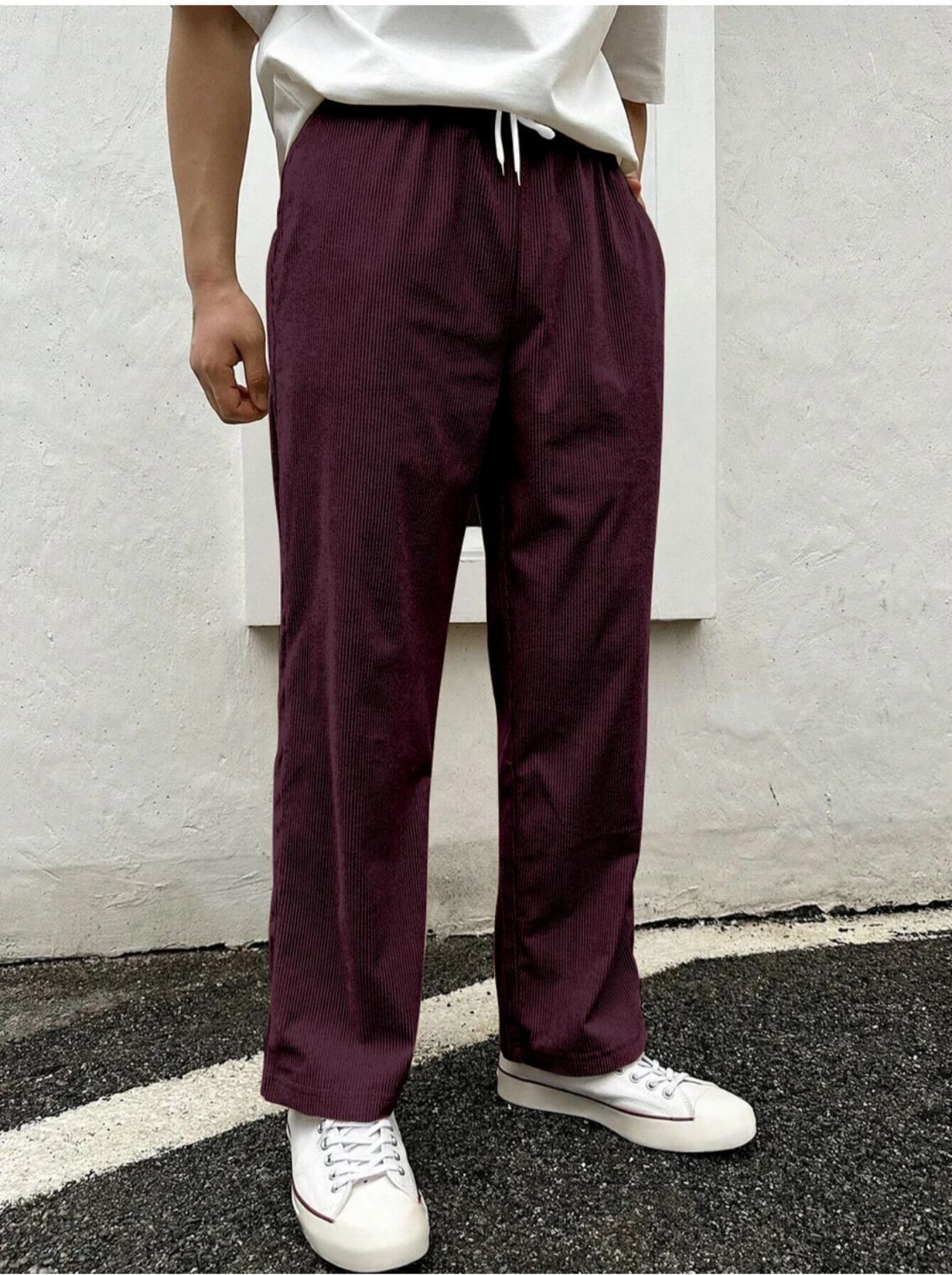 bidatsh trend Men Self Design Maroon Track Pants-picture-36