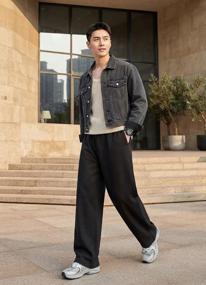 mihhailov Men Solid Black Track Pants-picture-37