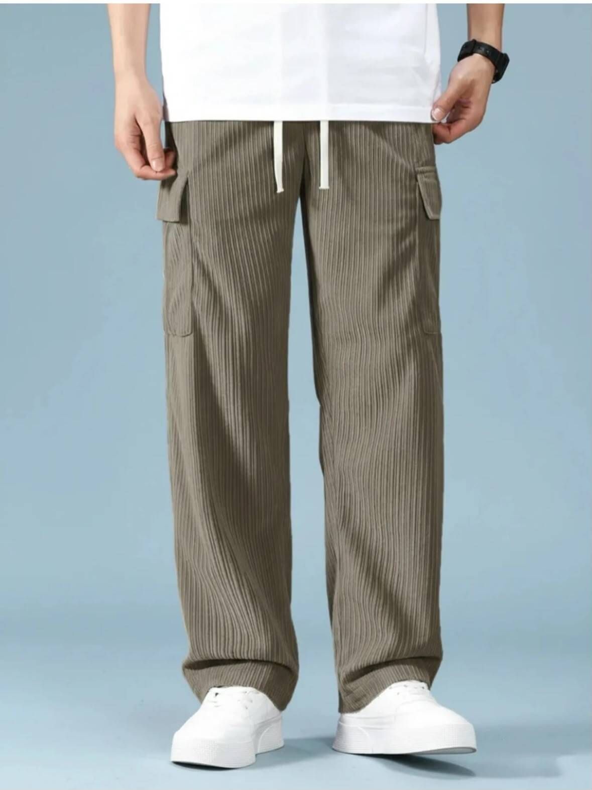ent shreyansha trend Men Self Design Green Track Pants-picture-27