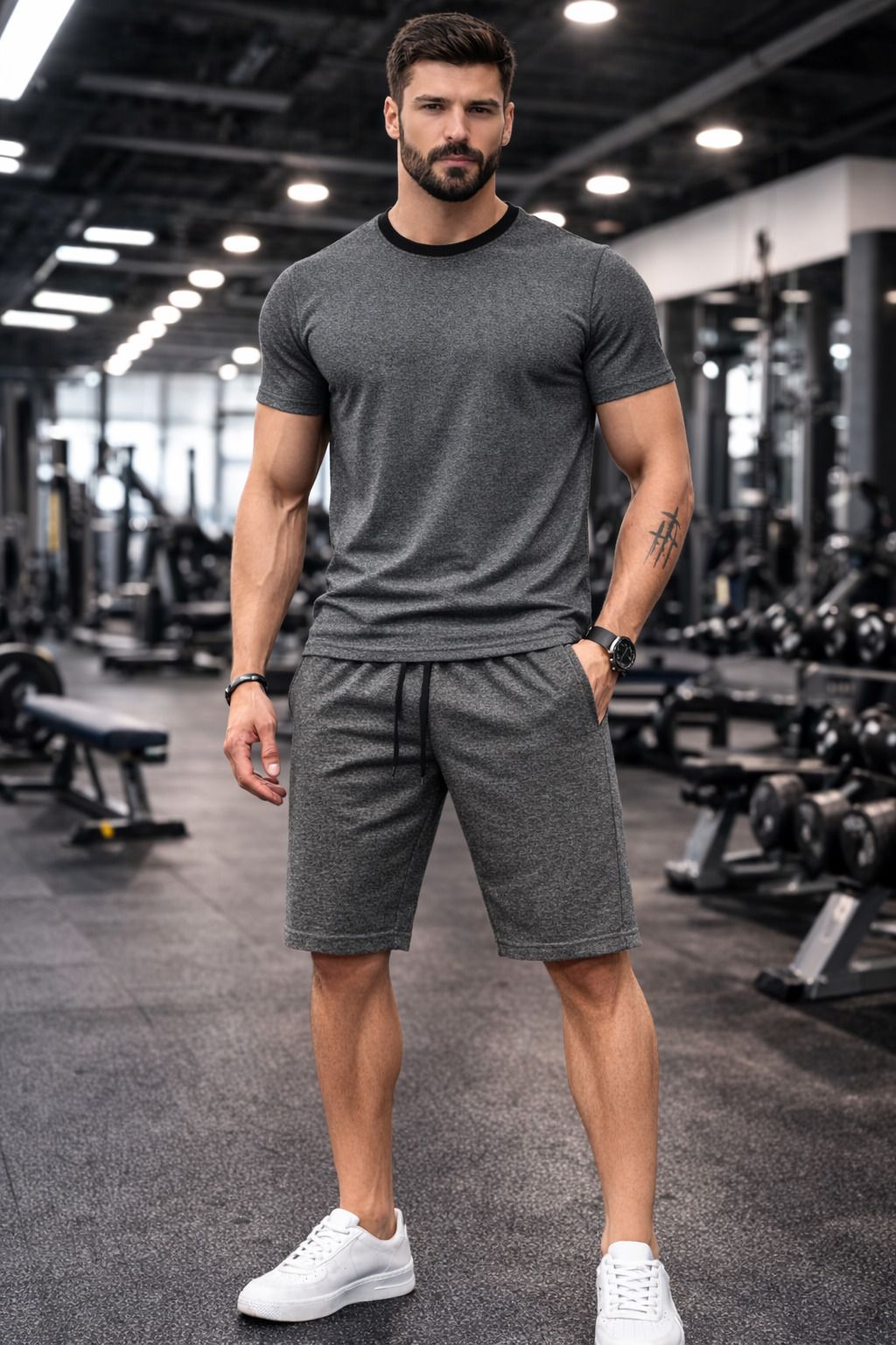 global nomad Solid Men Track Suit-picture-24