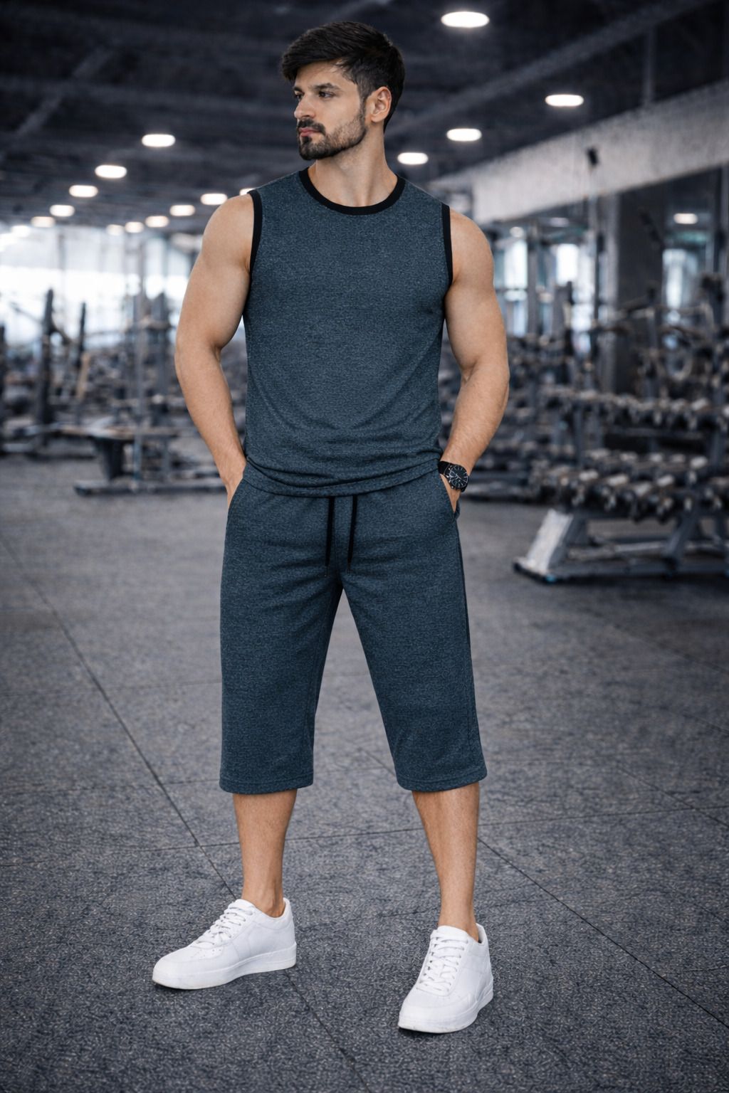 global nomad Solid Men Track Suit-picture-36