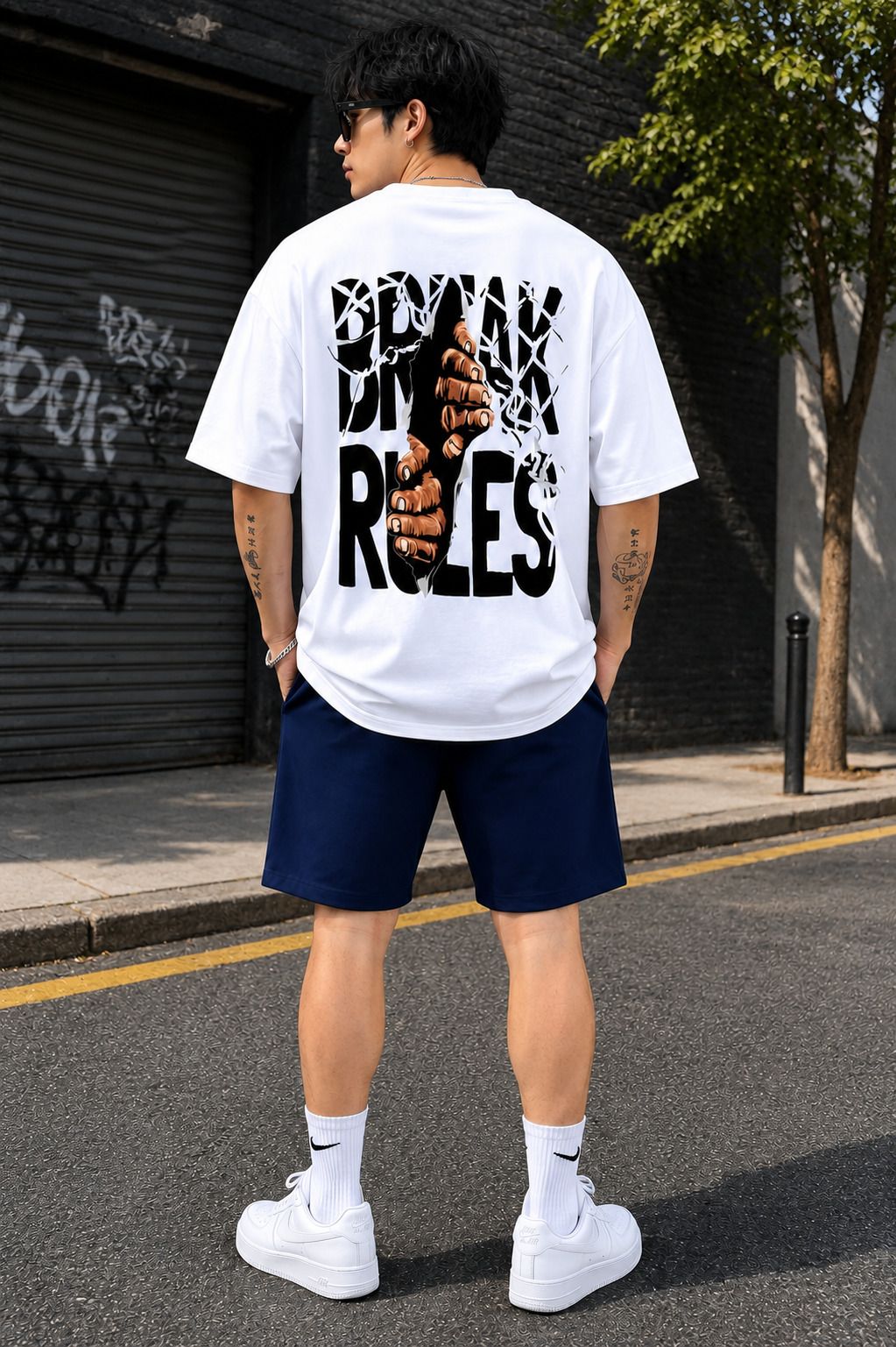 Printed Men Track Suit-image-0