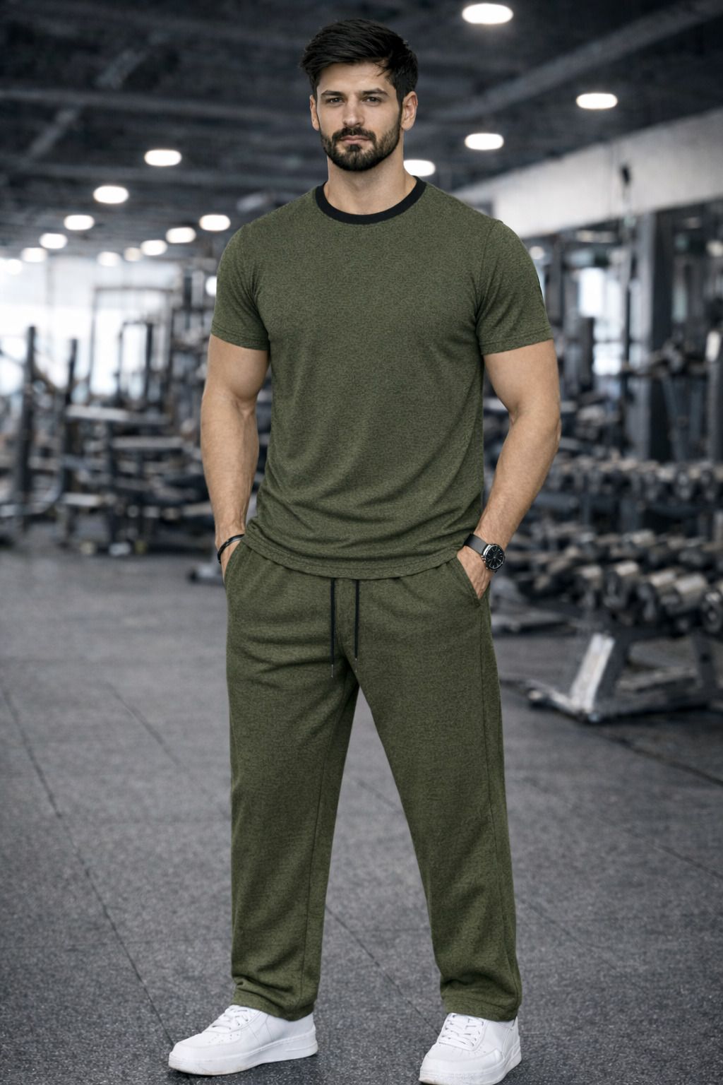 global nomad Solid Men Track Suit-picture-27