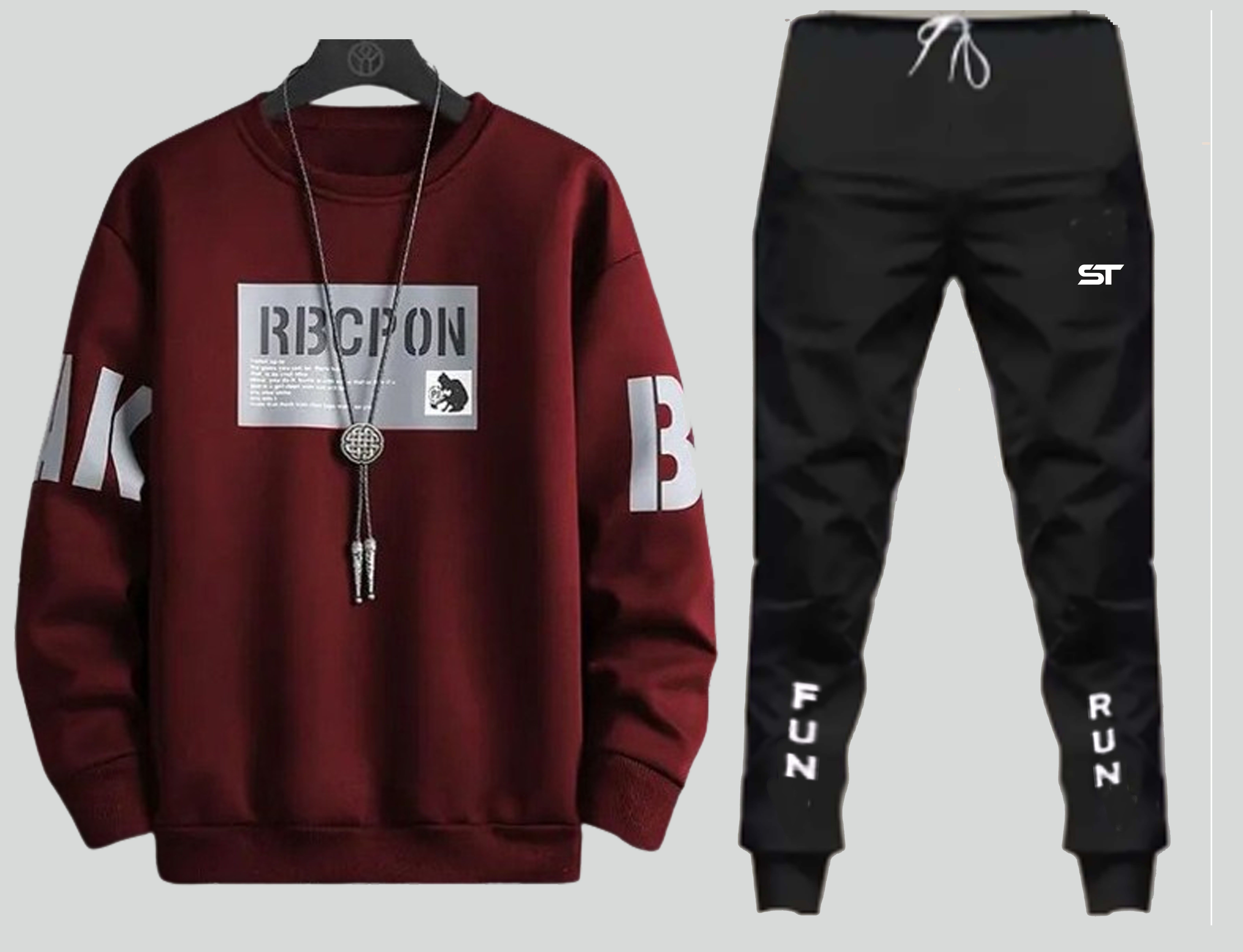 Self Design Men Track Suit