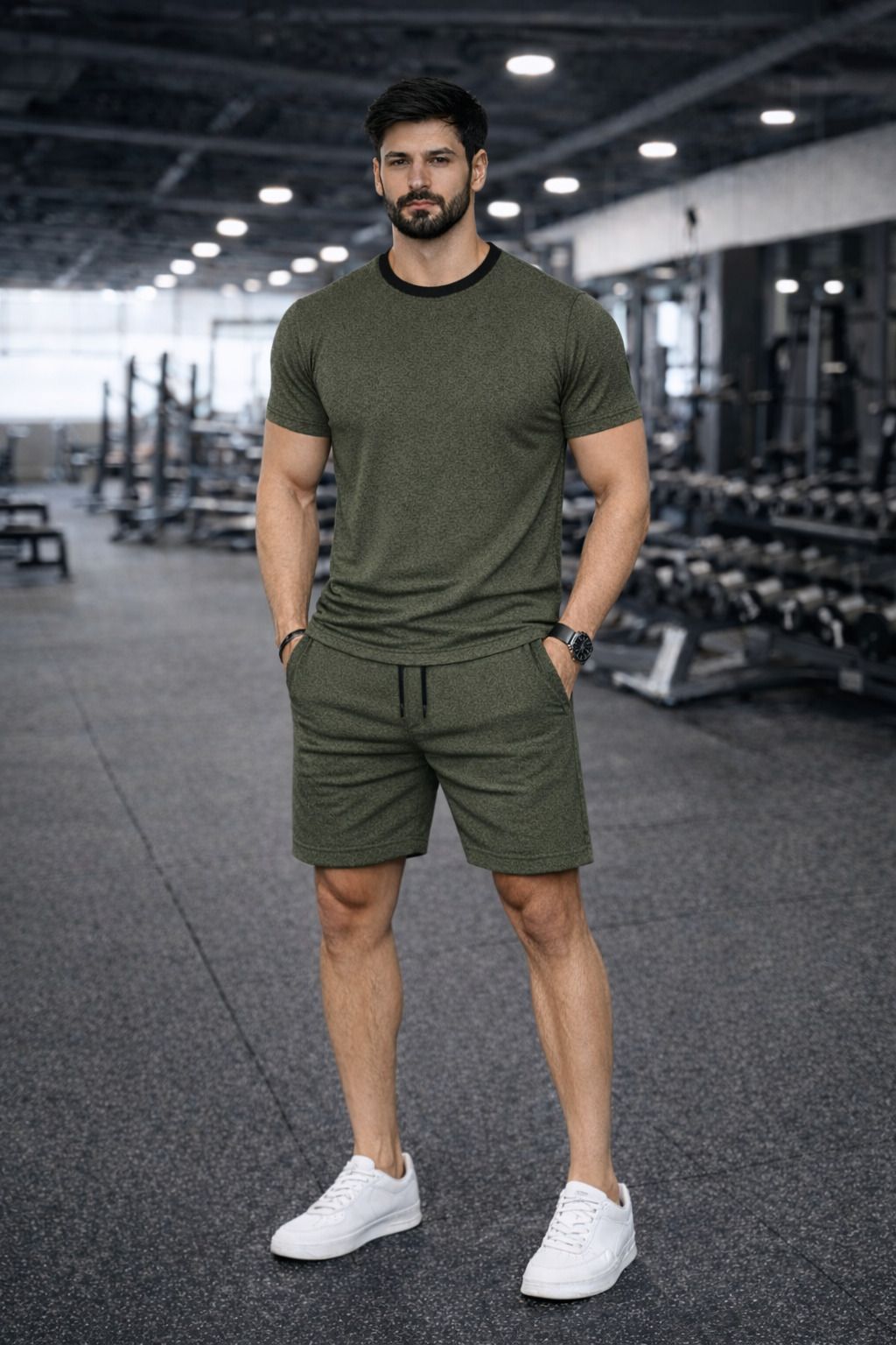 Solid Men Track Suit-image-2