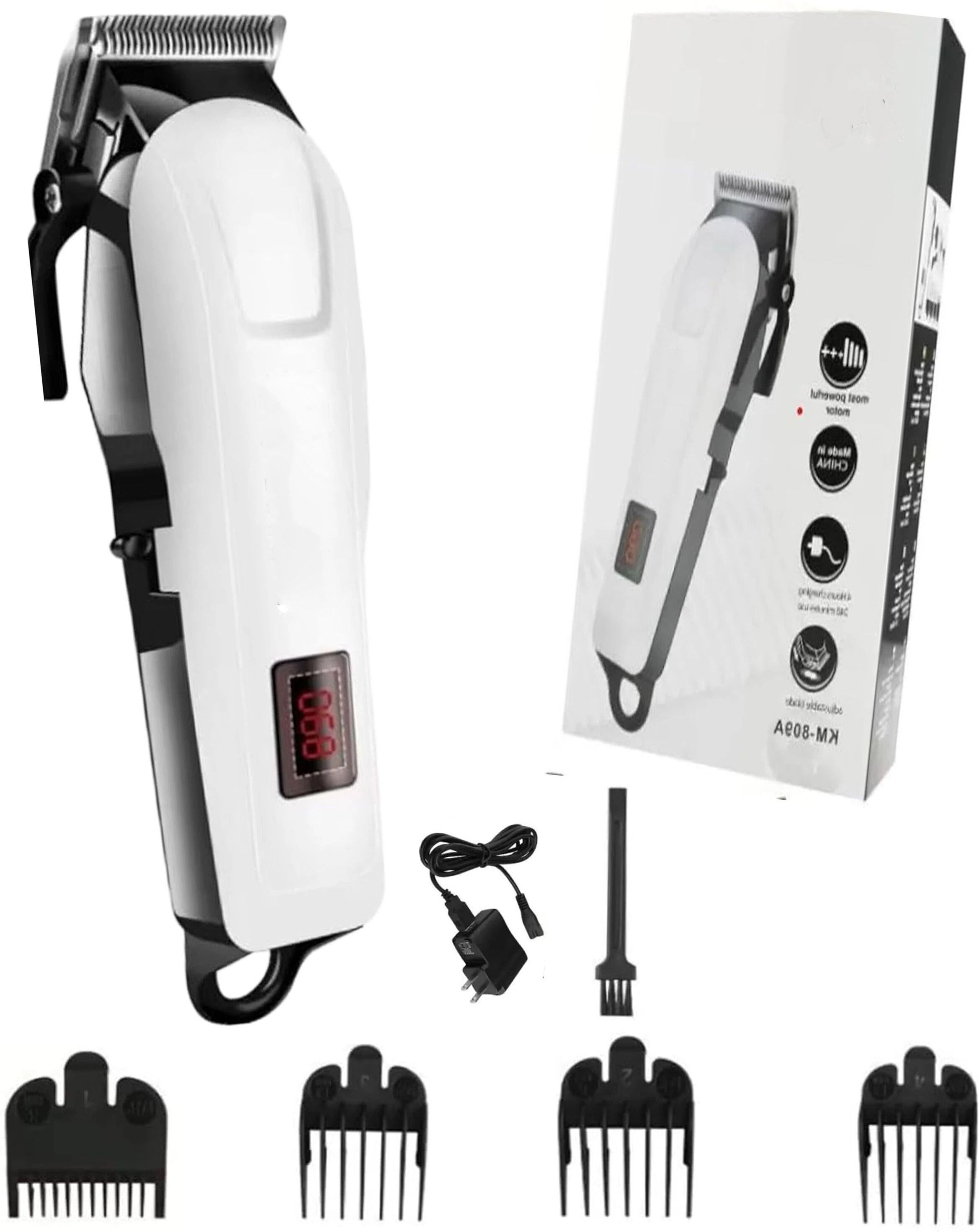 HouseOfCommon Hair Clipper with USB Charger, High Torque Motor and Steel Blade Trimmer 120 min Runtime 4 Length Settings-image-38