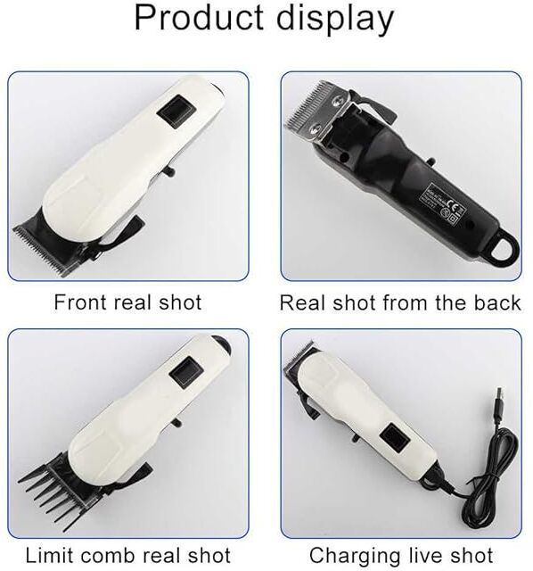 THE OM ENTERPRISE 809 TRIMMER CUTTING STYLISH HAIR HVCN Fully Waterproof Trimmer 90 min Runtime 4 Length Settings-image-12