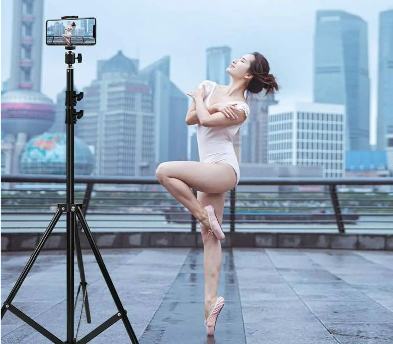 BESTFLY Rotation Head 7 Feet Tripod Stand | Adjustable and Portable Design Tripod, Tripod Kit, Tripod Ball Head, Monopod Kit-picture-27