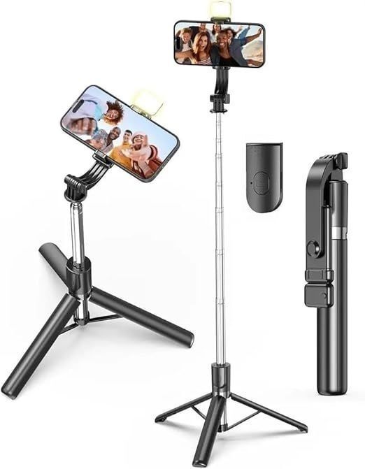 Sconzi R1SL Selfie Stick with Flash Light GlowPro Max Tripod, Monopod Kit, Tripod Kit-image-14
