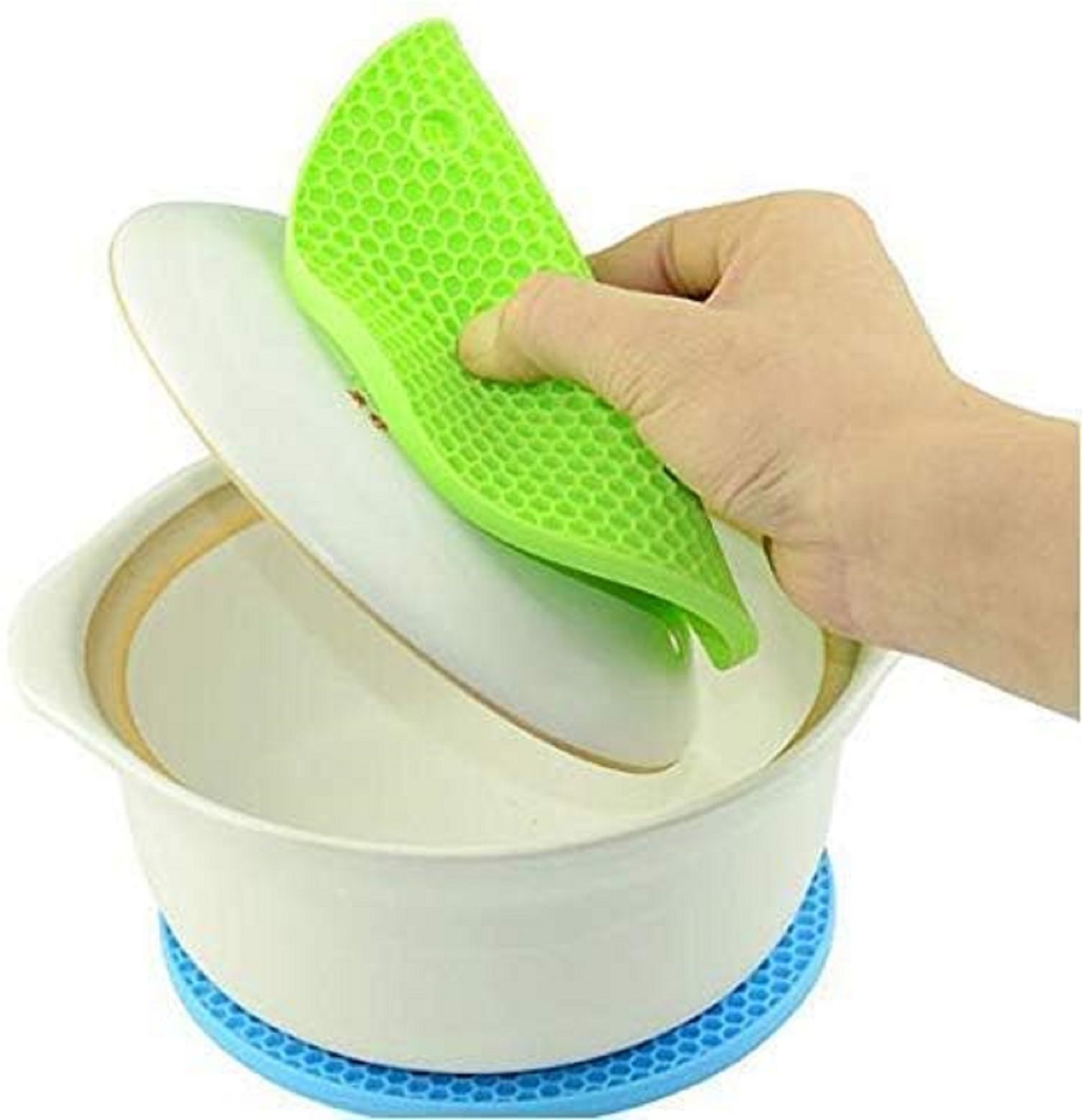 forral 3pcs Round Silicone Mat Fine Trivet-picture-47