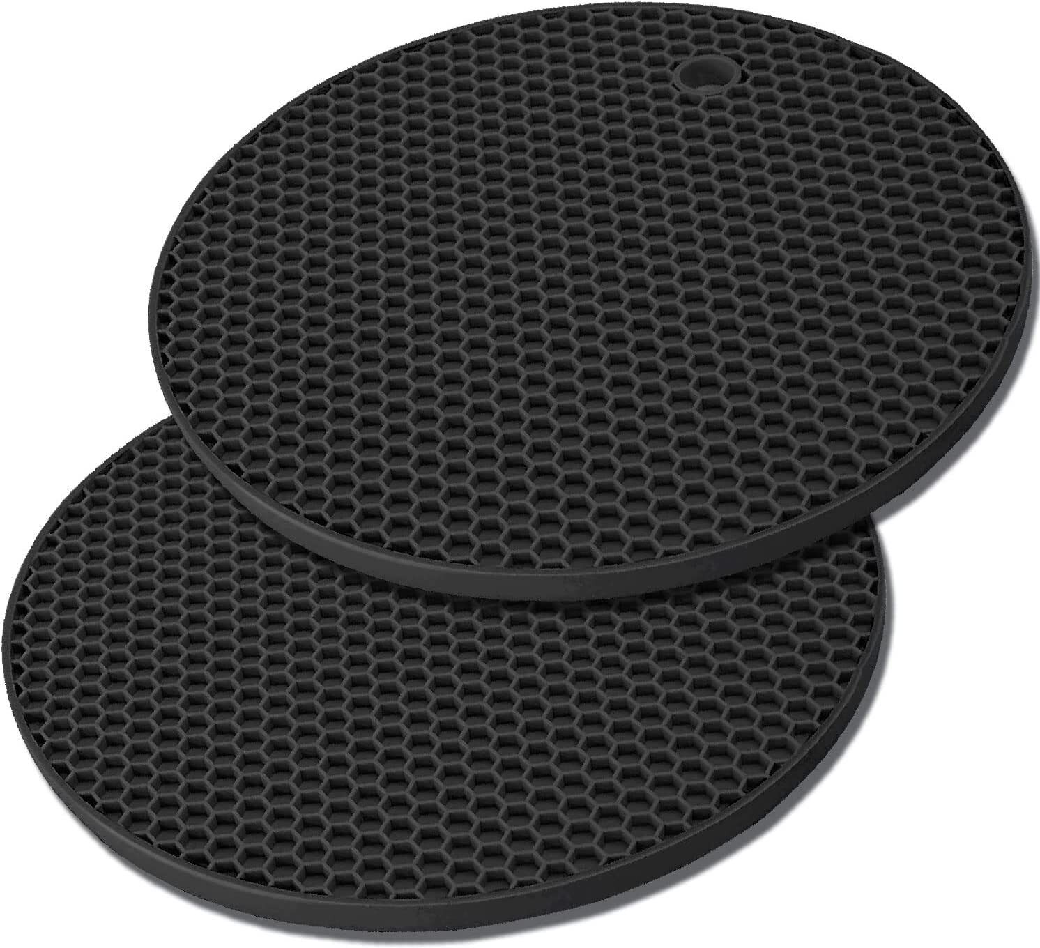 elitecart Premium Silicone Black Hot Mat Trivets for Multi-Purpose Trivet-picture-15