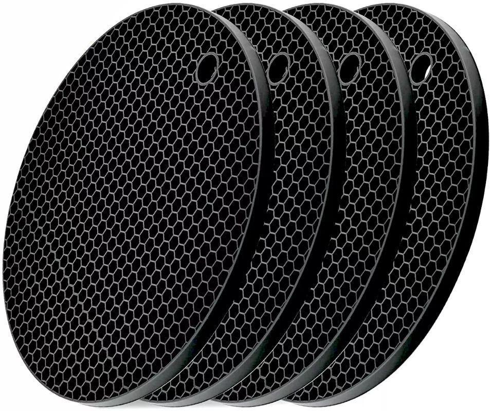 Silicone Trivet Mats - Table Coasters For Hot Utensils SILICONE Trivet-image-32
