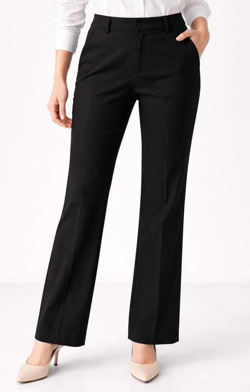 aaradhya collection Women Regular Fit Black Lycra Blend Trousers-picture-18