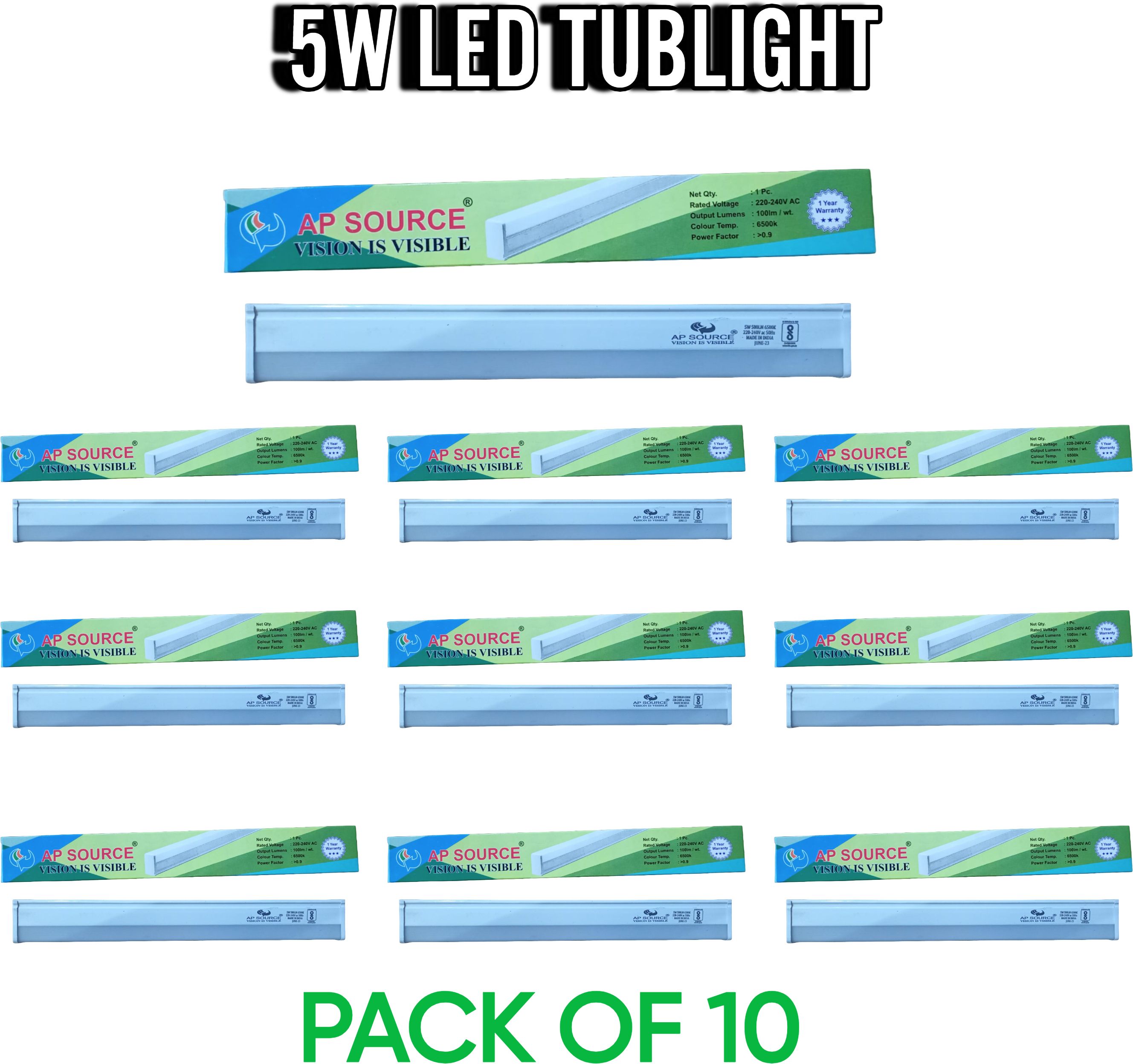 ap source 1 Ft 5 WATT LED Tube Light PACK OF 10 5 W 3 cm Tube Light-picture-2