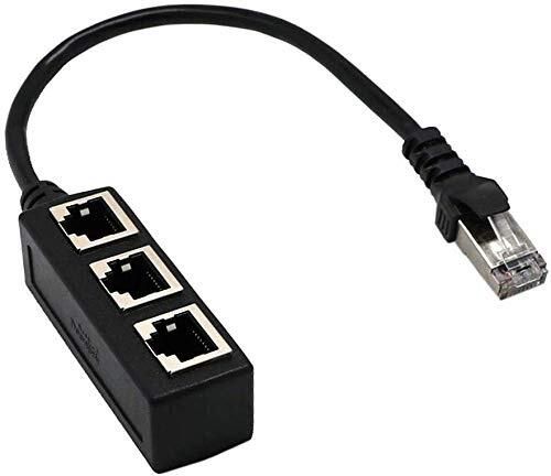VOOCME ,RJ45 1 Male to 3 x Female LAN Ethernet Splitter Adapter Cable Wired Ethernet Lan Adapter compatible with Windows, Mac, Linux-image-19