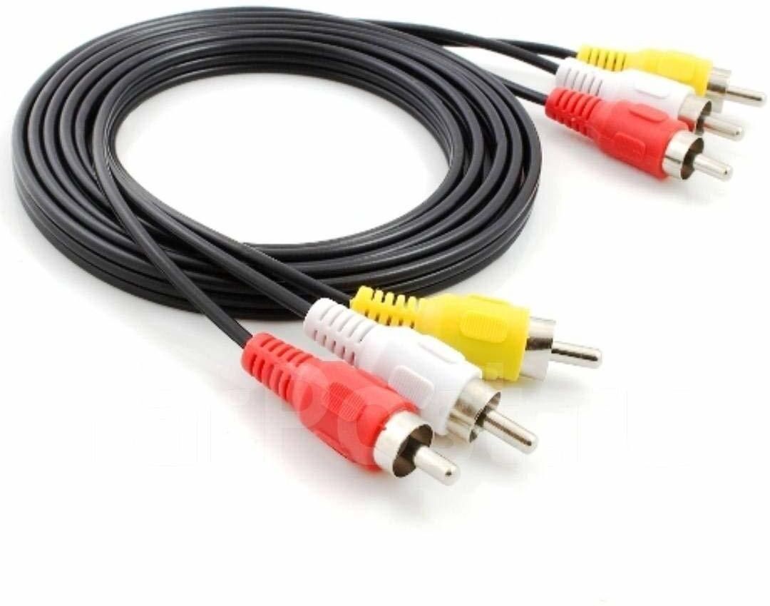 OJHA TECH TV-out Cable Audio Video Cable Tv, Set box, home theater, 3 + 3 Pin Heavy Cable-image-20
