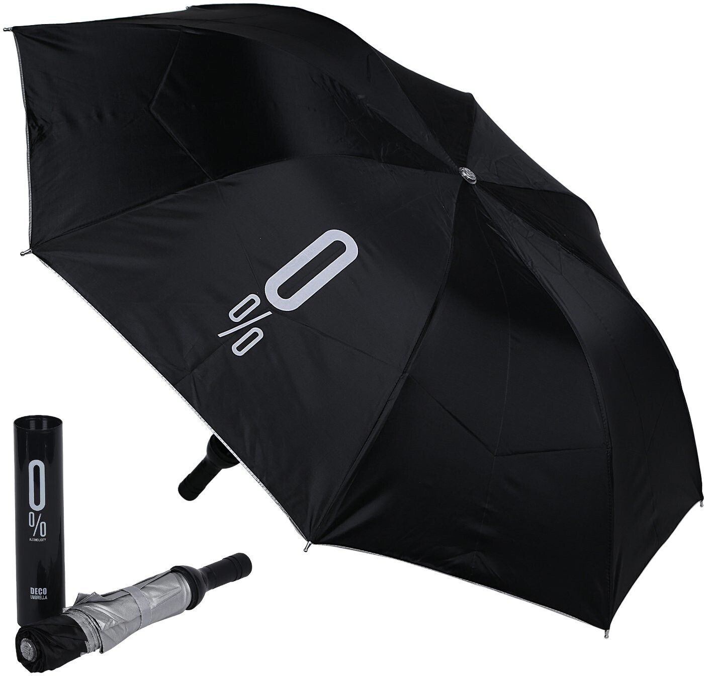 New Trending 0% Decent Look Deco Wine Bottle Travel Umbrella-image-44