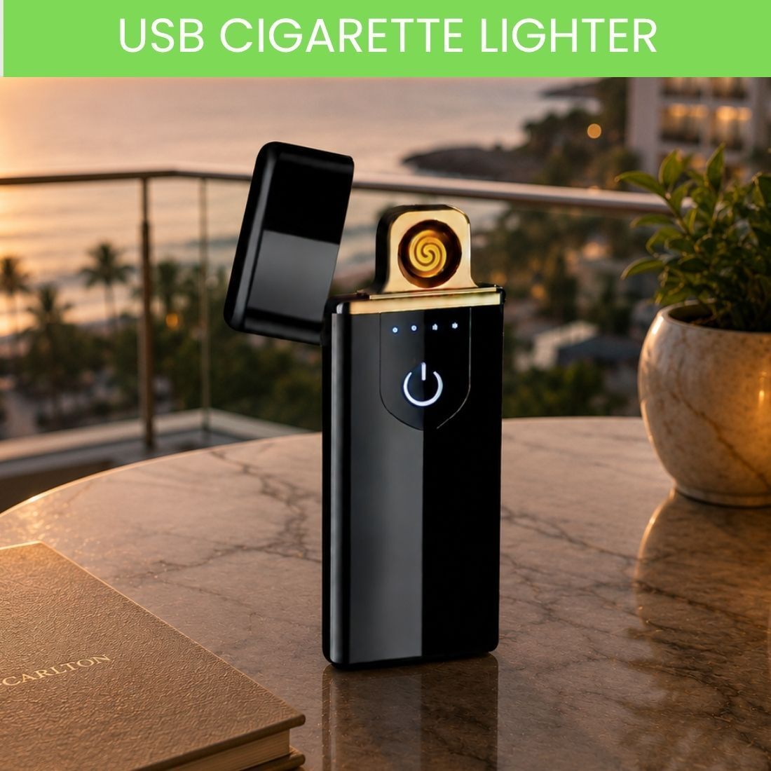 guggu Touch USB Rechargeable Electric Arc Lighter for Everyday Use CX472 Pocket Lighter-picture-7